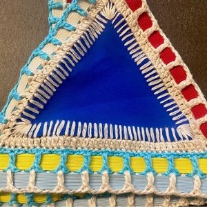 New KIINI Tuesday Bikini Top M medium blue